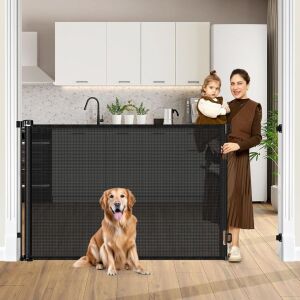 42" Tall x 80" Wide Retractable Baby Gate