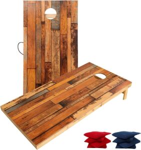 Solid Wood Premium Corn Hole Outdoor Game Set