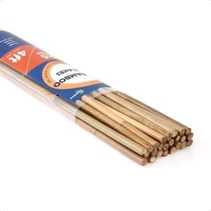 4' Bamboo Stakes, 25 Pack 