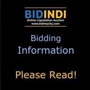 BIDDING INFORMATION - PLEASE READ!