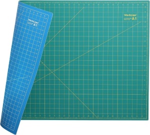 WORKLION 24" x 36" Large Self Healing PVC Cutting Mat, Double Sided, Gridded Rotary Cutting Board for Craft, Fabric, Quilting, Sewing, Scrapbooking - Art Project…