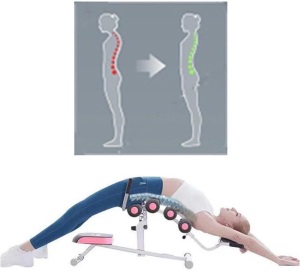 Inversion Table for Back Pain Relief - 350lbs Capacity, Improve Posture and Spinal Health - Ideal for Home and Gym Use