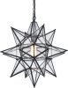  DIRYZON Boho Moravian Star Pendant Light 20 Inch