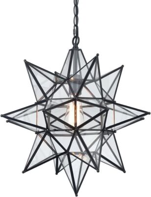  DIRYZON Boho Moravian Star Pendant Light 20 Inch