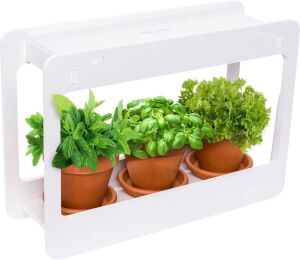 Case of (10) Mindful Design Narrow Spectrum LED Indoor Herb Garden Mini Window Planter 