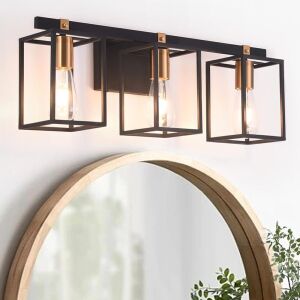 Modern Industrial Bathroom Vanity Light Fixture