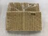 Lot of (2) Folding Storage Baskets 