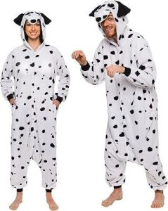 Funziez! Adult Dalmation Onesie, Medium 