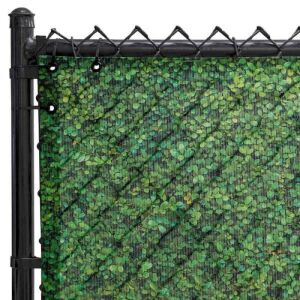 Boxwood Hedge Designer Scenic Fence Screen, 25' x 5'8" 