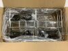 Lot of (8) Folding Chafing Stands & Plastic Serving Utensils