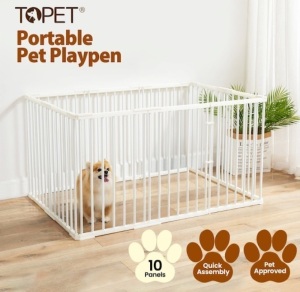  10 Panel Pet Playpen Fold