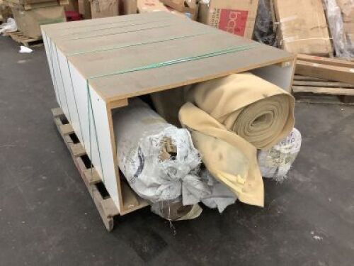 Lot of (5) Large Rolls of Felt&nbsp;