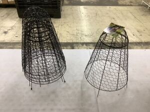 Chicken Wire Cloches, 5 pc