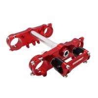 Red Upper Lower Triple Tree Clamps Mount Set for Honda CRF250R CRF450R Dirt Bike - Appears New