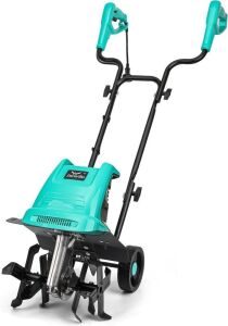 IncwBo Electric Garden Tiller 12 Inch Tilling Width 10.5 Amp