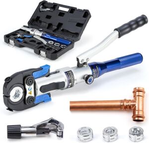 IBOSAD Copper Tube Fittings Hydraulic Pipe Crimping Tool Kit