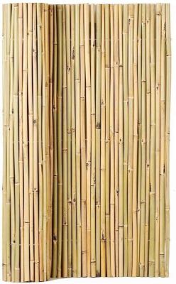  Mininfa Natural Rolled Bamboo Fence, 4' High x 6' Long