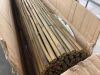  Mininfa Natural Rolled Bamboo Fence, 4' High x 6' Long - 5