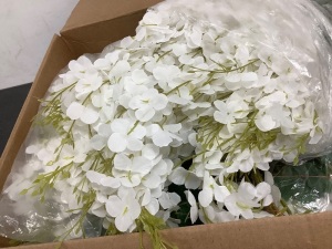 Box of Artificial Flowers