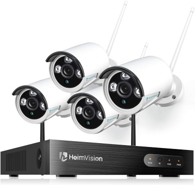 Heimvision HM241 1080P Wireless Security Camera System, 8CH NVR, Night Vision, Waterproof, Motion Alert - Appears New 