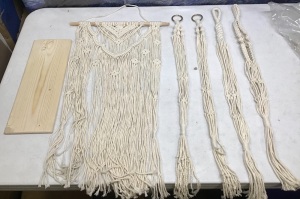 Macrame Wall Decor and Plant Hangers - Appear New 