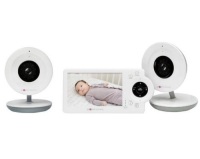 Project Nursery - Video Baby Monitor with (2) Cameras and 4.3" Screen - White