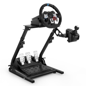 FLAONUSGT Racing Wheel Stand Racing Simulator Cockpit Steering Wheel Stand for Logitech G29 G920 G923 G27 G25 Thrustmaster T300Rs T300Gt T150Rs Supporting TX Xbox PS4 PS5 PC Parts