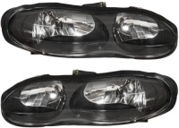 MILLION PARTS Pair Front Headlight Assembly Compatible with Chevrolet Camaro 1998-2002 - New&nbsp;