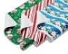Lot of (5) Christmas Foil Wrapping Paper with Gridlines, 3-Roll Packs, 30", 90 Total Sq Ft - NEW&nbsp;
