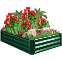 Metal Raised Garden Bed, 4' x 3' x 1' - Appears New