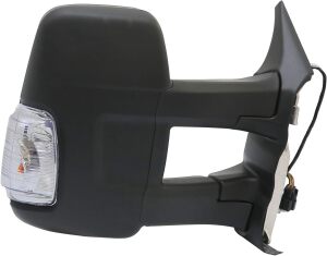 Passenger Right Side Mirror Replacement Long Arm Power Mirror and Heated with Indicator