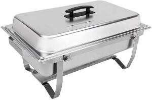 Chafing Dish, 8 quart, Silver