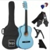 Beginner Acoustic Guitar Set w/ Case, Strap, Strings - 38in