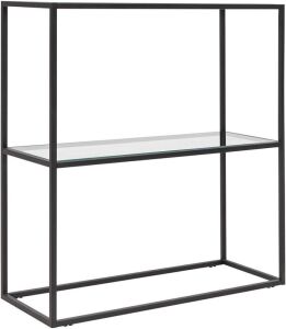  DEKOPRATİK Berra Glass Console Table, 31.5” 