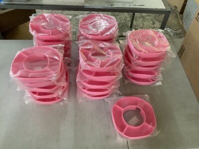 Lot of (26) Silicone Tumbler Snack Bowl for 40oz Cup with Handle 