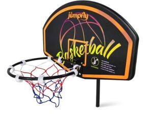 Jumpfly Trampoline Basketball Hoop with Mini Balls & Pump