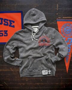 Melo Syracuse Basketball Grey PO Hoody, Large 