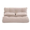 Foldable Floor Gaming Sofa Bed w/ 2 Fleece Pillows - Appears New