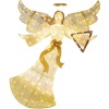 Lighted Outdoor Angel Christmas Decoration w/ 140 Lights, Harp, Stakes - 5ft 4.3 6 Reviews