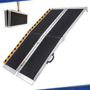 Non-Skid Portable Foldable Wheelchair Ramp, 72" x 29" 