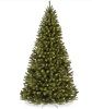 Pre-Lit Artificial Spruce Christmas Tree w/ Foldable Metal Base 4.5ft