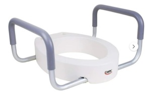 Raised Toilet Seat With Handles