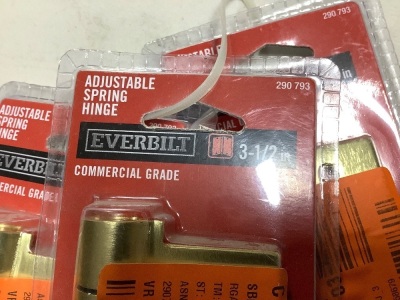 3 sets Everbilt adjustable spring hinges