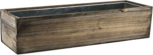 CYS EXCEL Rectangular Planter Box with Removable Zinc Metal Liner