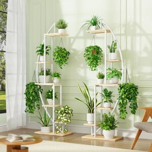 Half-Moon Plant Stand Shelf