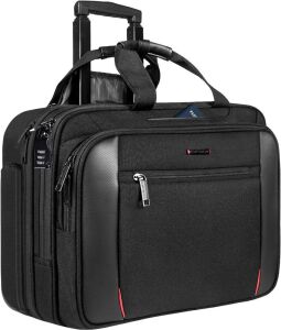 EMPSIGN Rolling Briefcase Laptop Bag