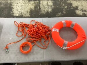 Life Preserver Ring with Rope 