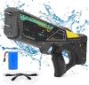 Electric Water Guns for Adults Kids - Long Distance Electric Squirt Gun Up to 32 FT Range, High Pressure 550CC Battery Powered Super Water Soaker, Water Blaster Shooting Outdoor Beach Pool Toys