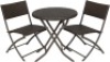 3pc Rattan Patio Bistro Set Hand - Appears New&nbsp;