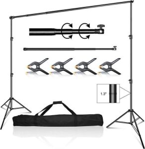 Emart 10 x 10 ft Heavy Duty Backdrop Support System Kit